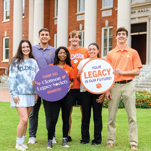Clemson University Legacy Society Students